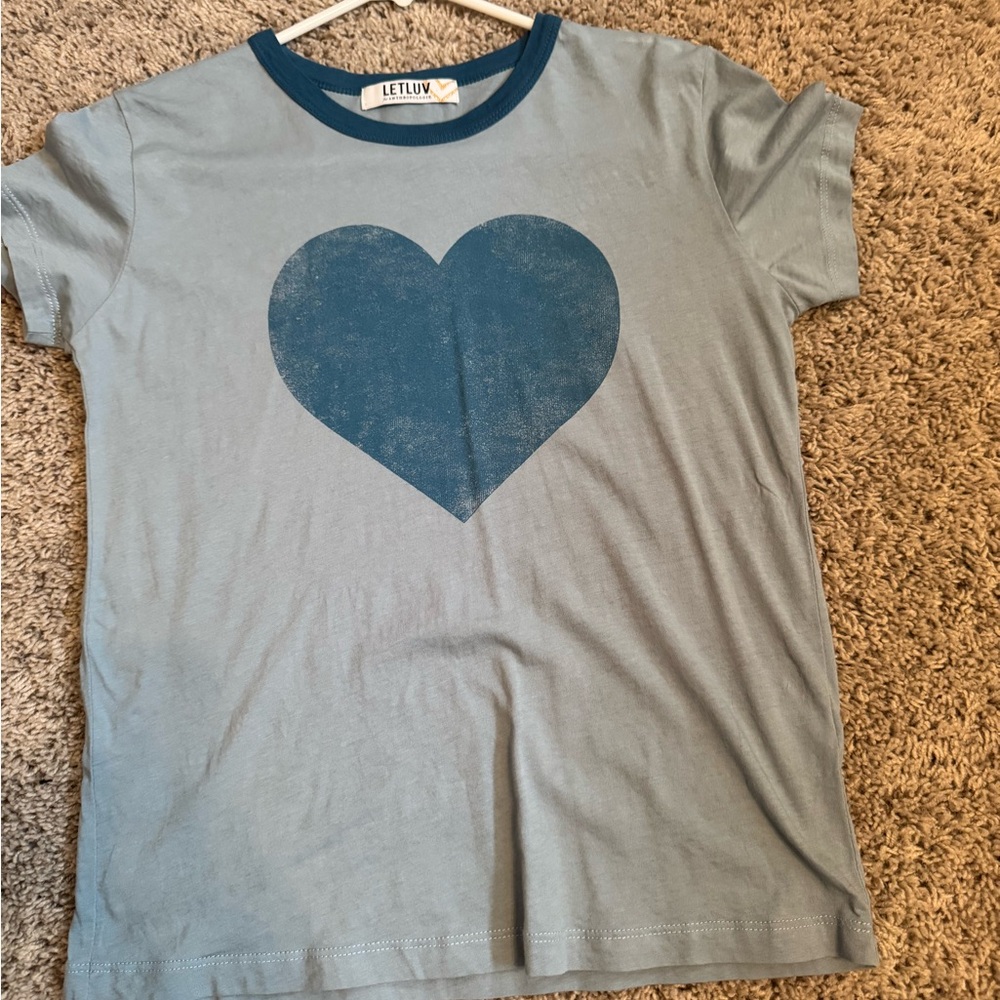 Lettluv by Anthropologie tee, size medium